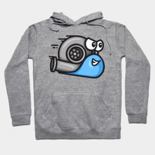 Turbo Snail - Baby Blue Hoodie